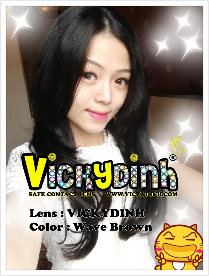 người đẹp và kính áp tròng 