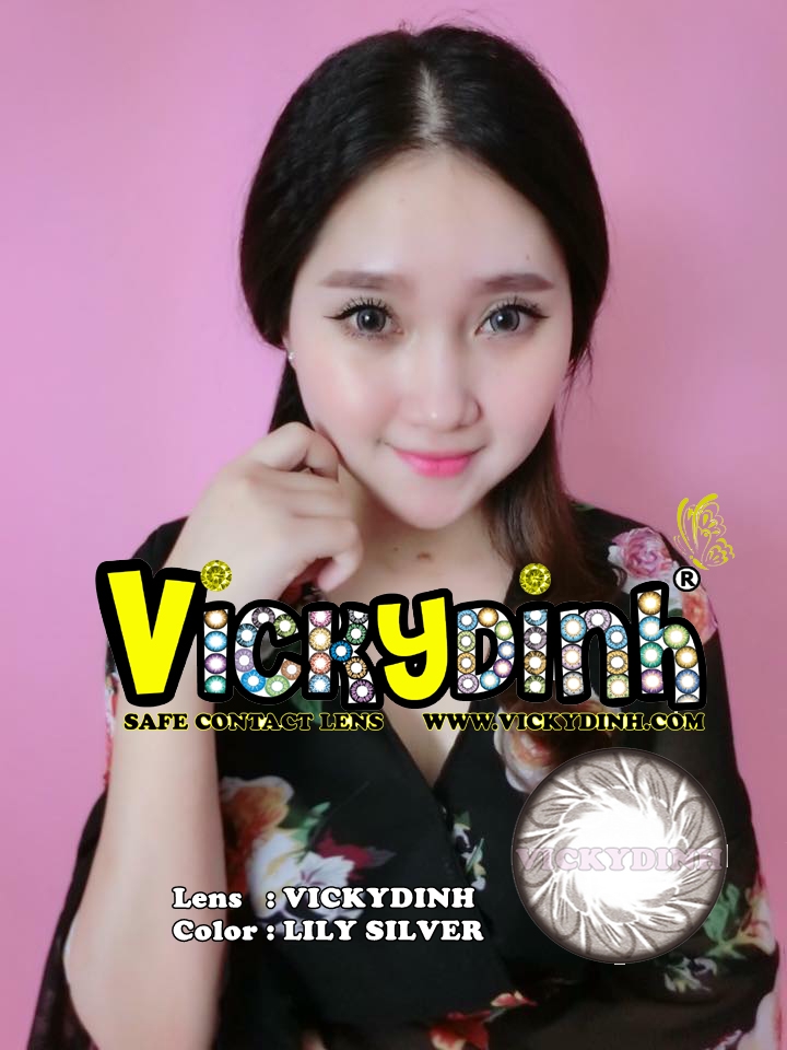 người đẹp và kính áp tròng 
