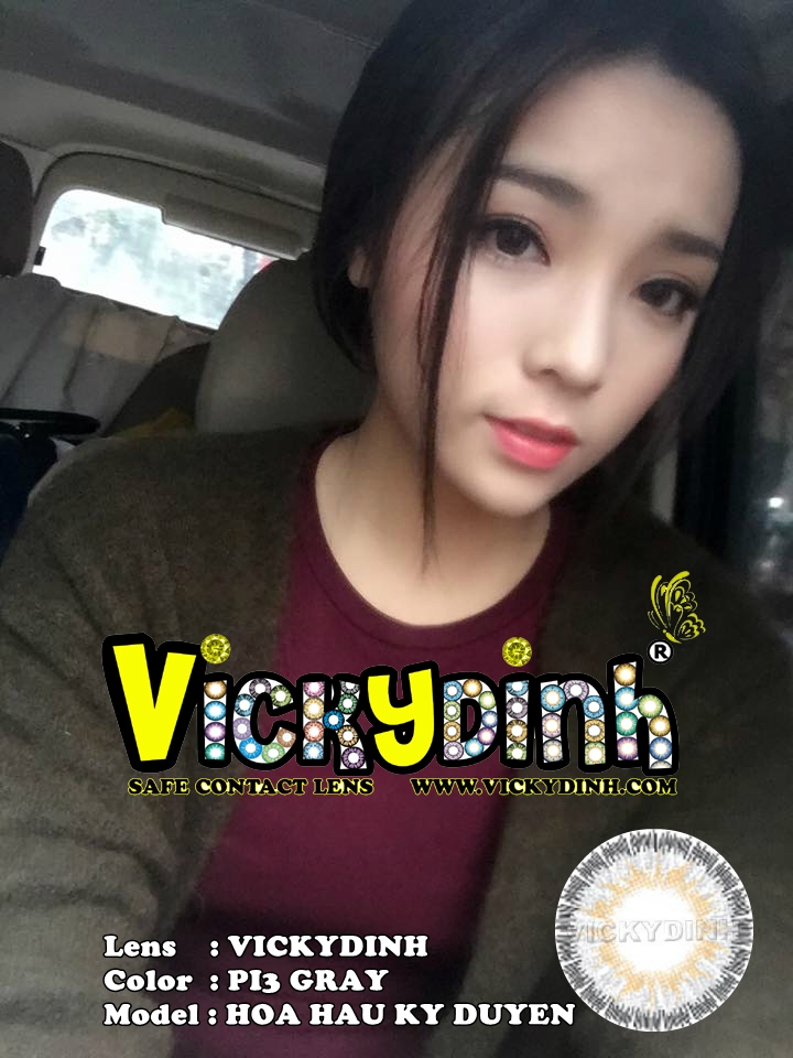 người đẹp và kính áp tròng 