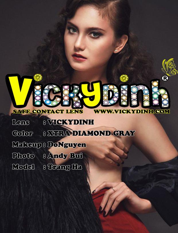 người đẹp và kính áp tròng 