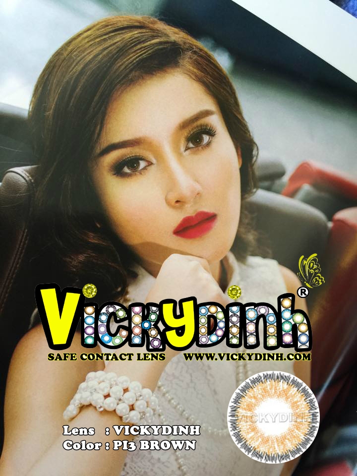 người đẹp và kính áp tròng 
