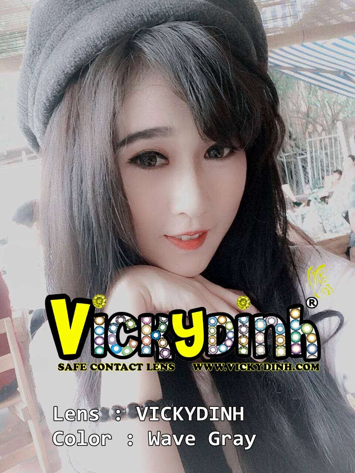 người đẹp và kính áp tròng 