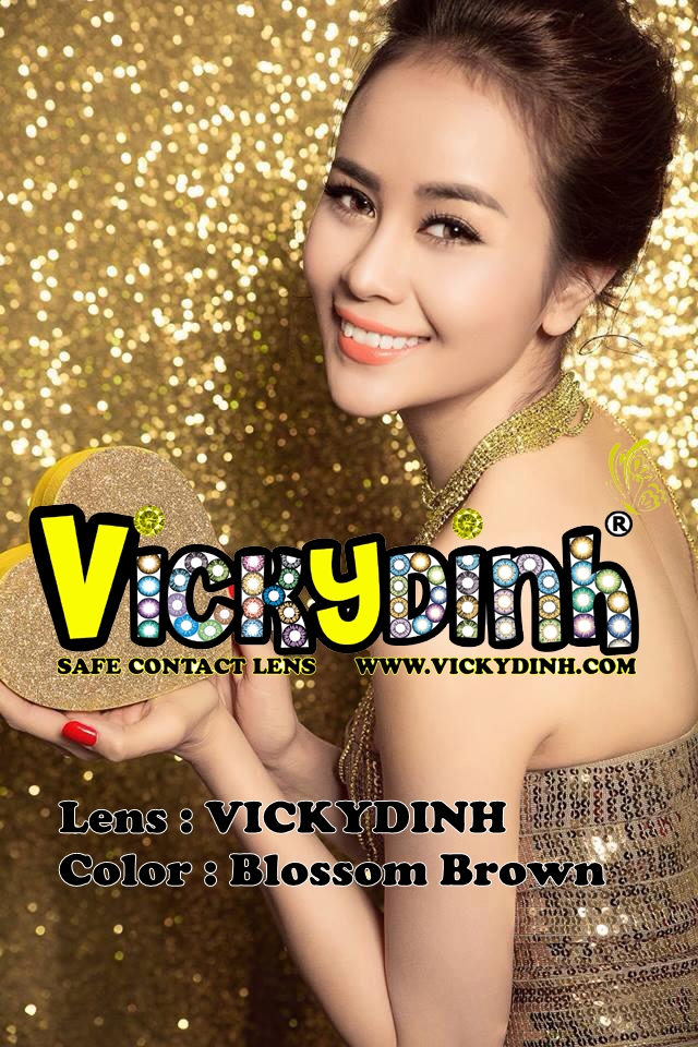 người đẹp và kính áp tròng 