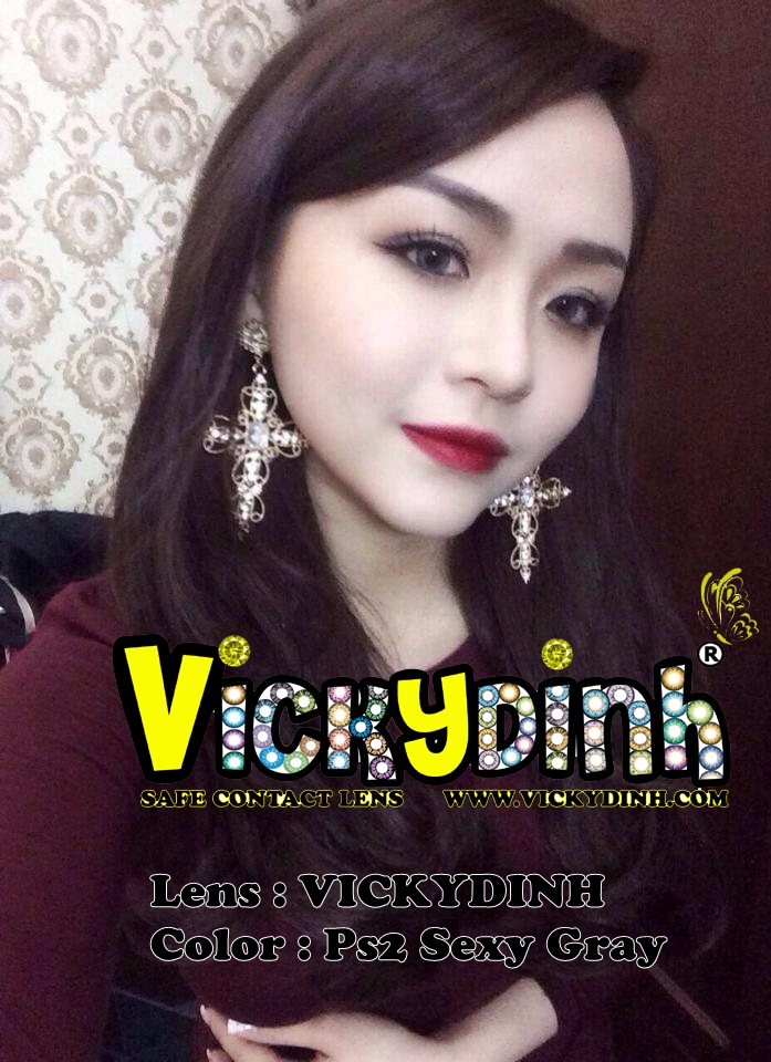 người đẹp và kính áp tròng 