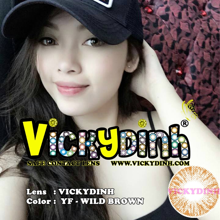 người đẹp và kính áp tròng 