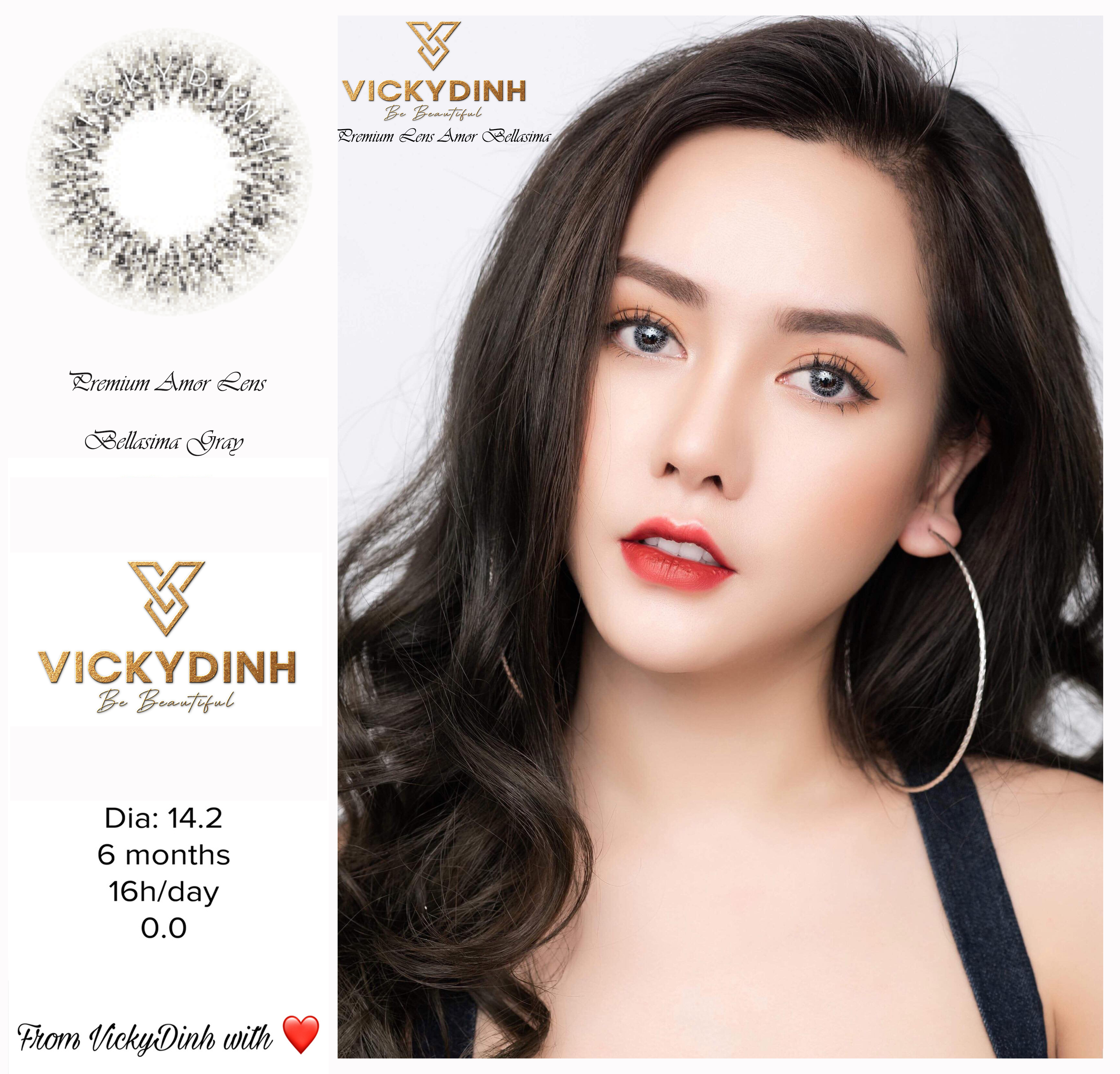 Premium Amor Lens BELLASIMA Gray