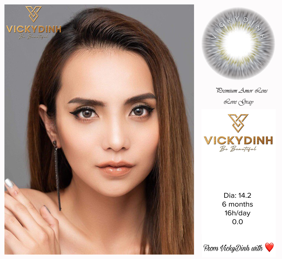 Premium Amor Lens Love Gray