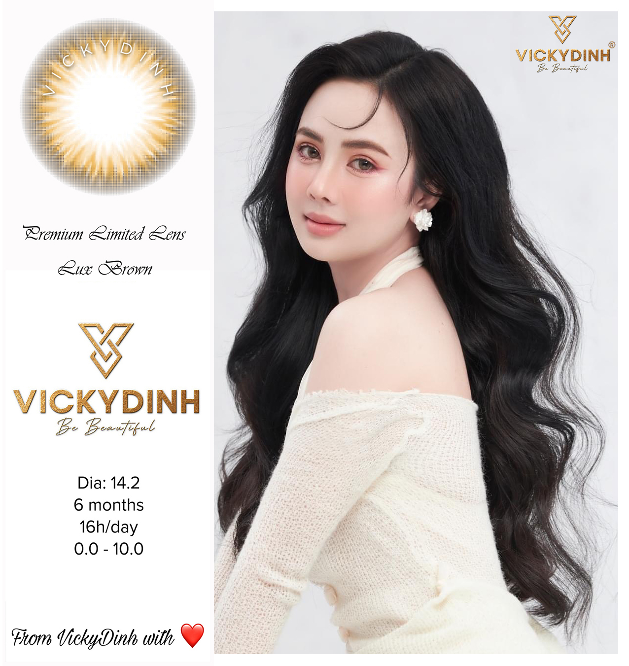 Premium Limited Lens LUX BROWN