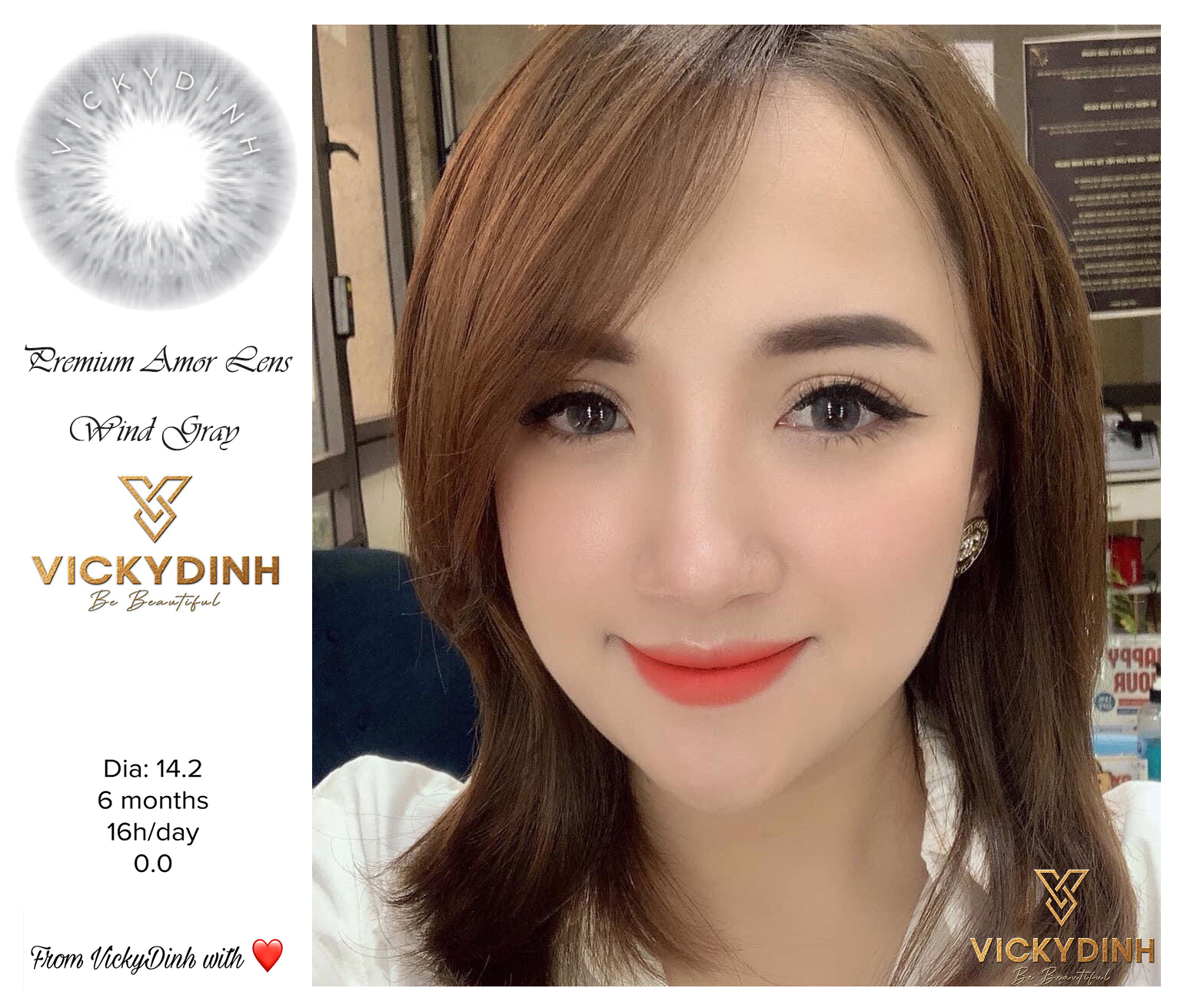 Premium Amor Lens Wind Gray
